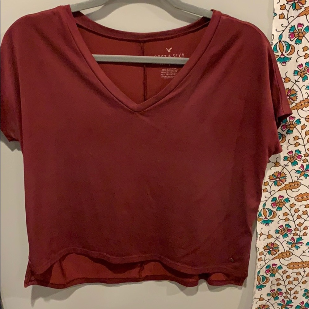 A red blouse
